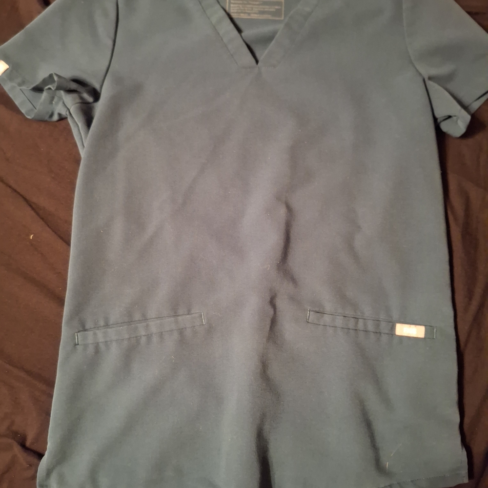 Figs Women's Top in Navy Blue